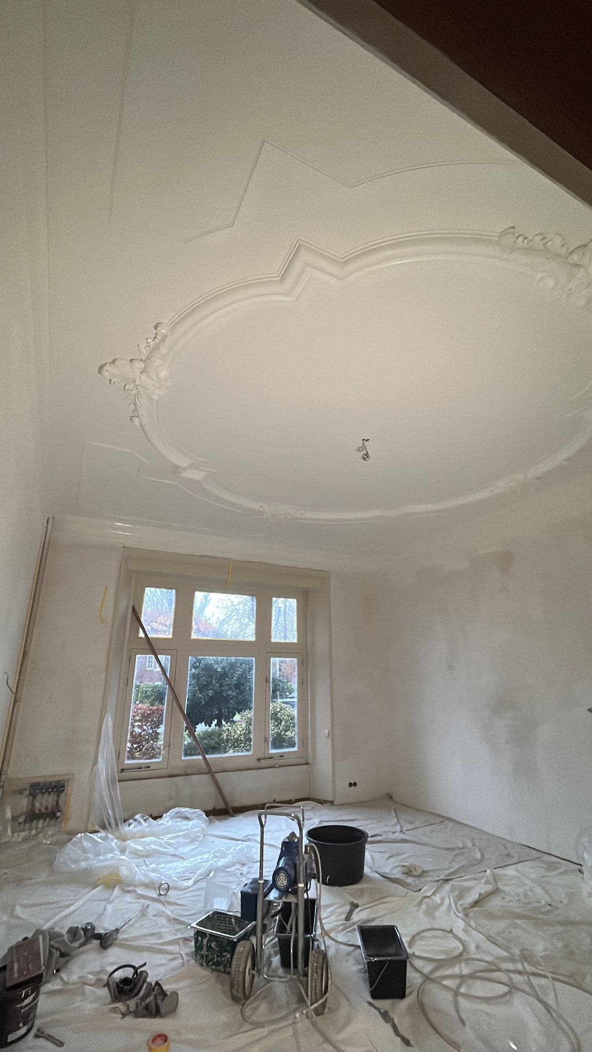 Monumentaal Plafond Gespoten in Rijswijk